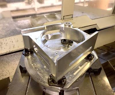Workholding System Suits Five-Axis Machining by Clamping Underneath