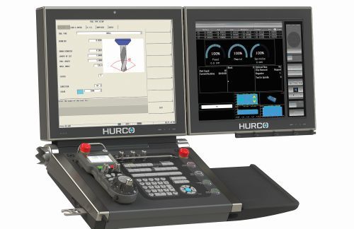 Hurco Control Features Control Offers Larger Screens, Ergonomic Features | MoldMaking Technology