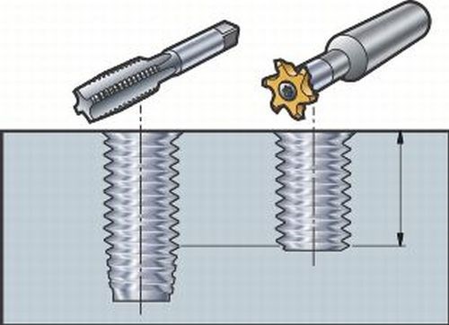 tapping vs thread milling