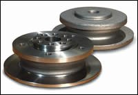 Machining these cast- iron brake rotors