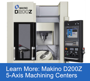 Makino D200Z 5-axis machining center