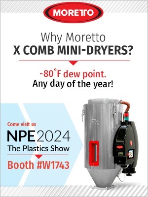 Learn about Moretto X Comb Mini-Dryers at NPE 2024