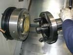 Mounts to turning center spindle