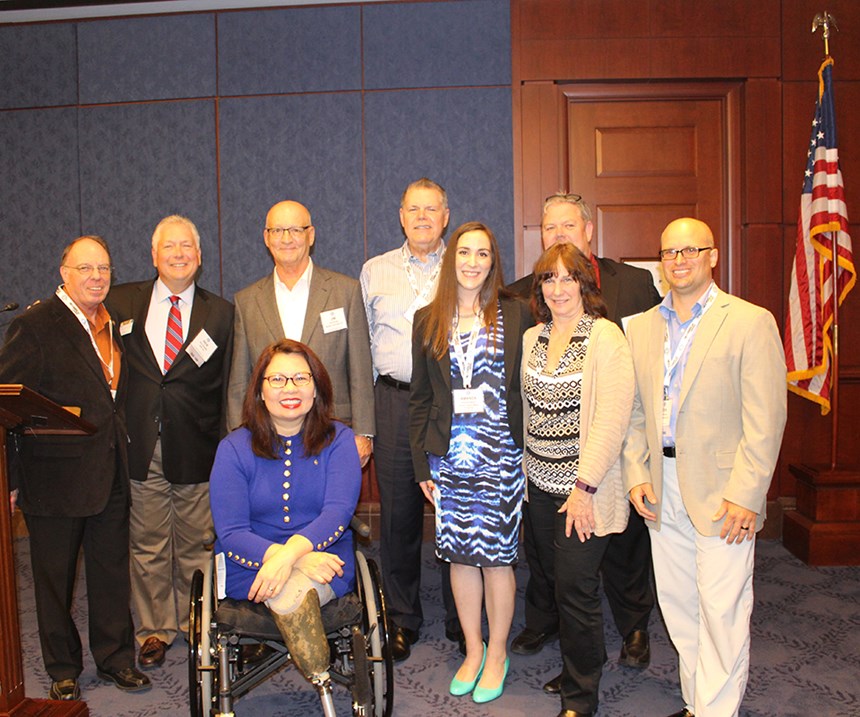 NASF Illinois Delegation with U.S. Senator Tammy Duckworth.