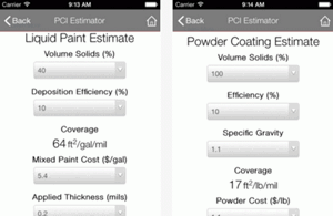 Liquid-to-Powder Coating Cost Estimator