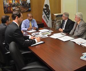 Members of the NASF California chapters visit with members of their state legislature to discuss issues facing the finishing industry.