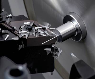 Lathes Use Low-Frequency Vibration to Avoid Chip Problems