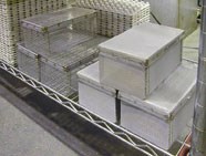 Custom-fabricated parts baskets