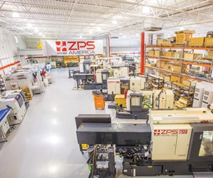 ZPS机械在工厂地板上排队