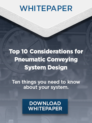 Whitepaper: Top 10 design considerations for pneumatic conveying system