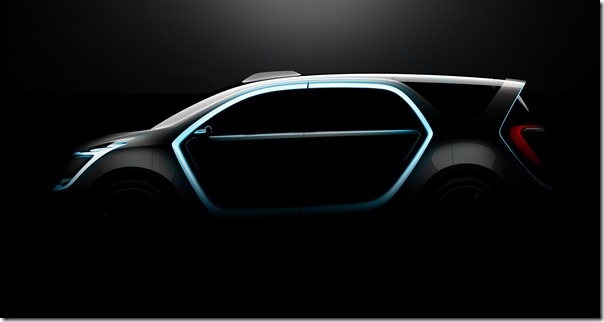 Chrysler Portal Concept exterior, side-view and LED interactive portal lighting