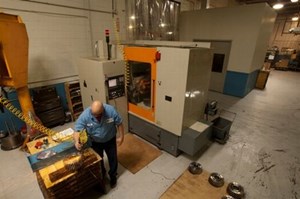 灭火系统在磨床上