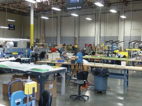 assembly area at Skills Inc.