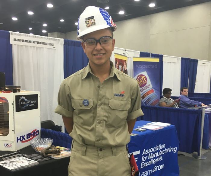 Francis competed in the Industrial Motor Control contest at 2016 SkillsUSA 