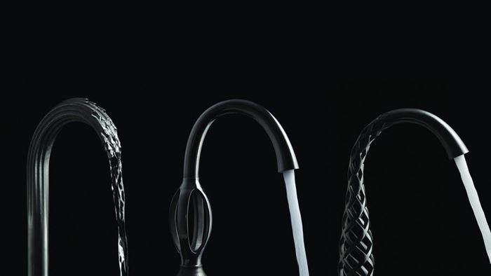 DXV Shadowbrook, Trope and Vibrato 3D-printed faucets