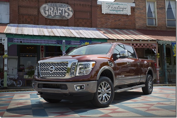 2016 Nissan TITAN XD equipped with the 5.6L Endurance V8