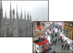 Two important destinations in Milan