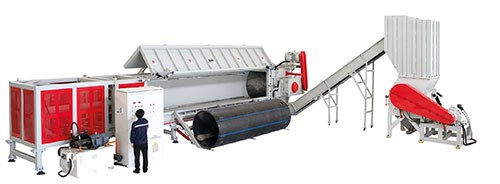 Suzhou Dyun Recycling Machinery presentará su DYSSG Pipe Crusher y la Unidad de Shredder. Esta máquina es capaz de triturar tubería de PE, PP, PVC.