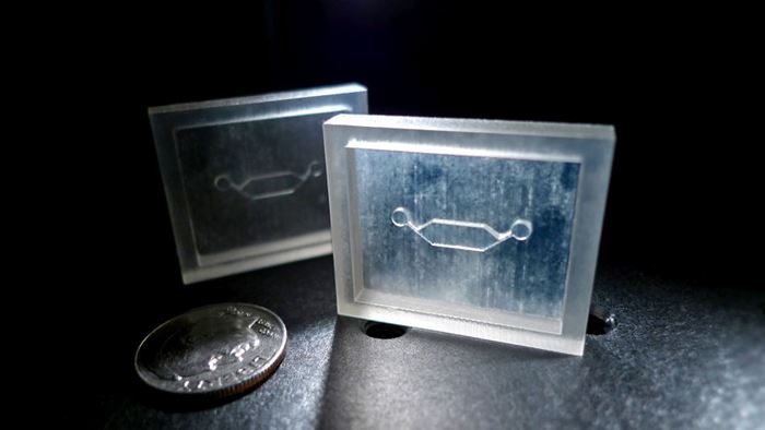 Microfluidic mold prototype