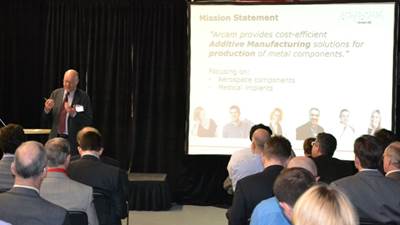 Arcam CEO Speaks of Promise and Progress in Aerospace and Orthopedic Industries