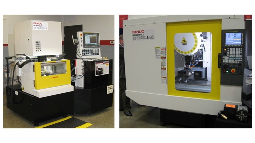 FANUC wire EDM and five-axis machining center