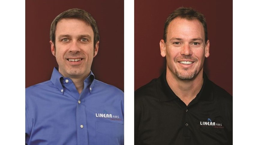 David Hodge, general manager of Linear AMS; John Tenbusch, Linear founder and vice president