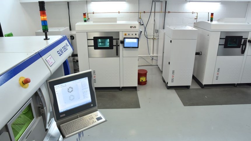 SLM and EOS machines at Linear AMS
