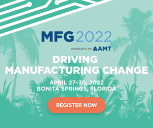 An ad for MFG 2022 in Bonita Springs, Florida.