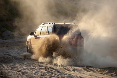 Bronco Sport in sand