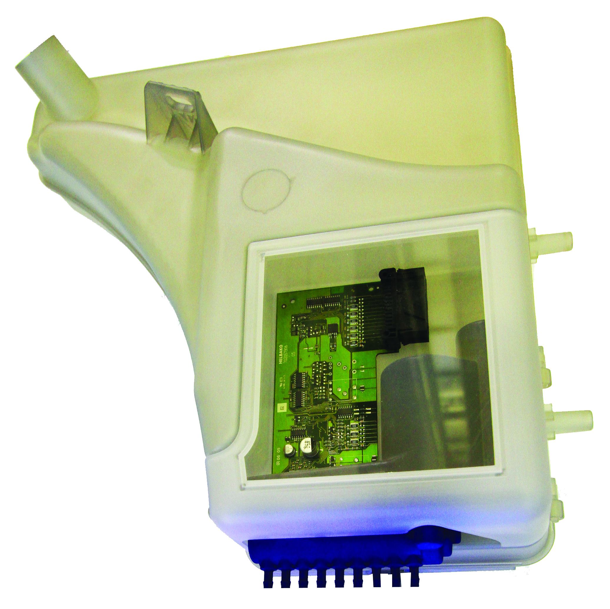 The Röchling Integrated Sandwich Floor combines  microperforated aluminum sheets that sandwich  a composite core to provide an underbody structure  that is stronger and lighter than conventional approaches.  What’s more, they’re designing this ISF to (1) safely accommodate batteries and (2) provide the means by which inductive electric vehicle charging can be performed.