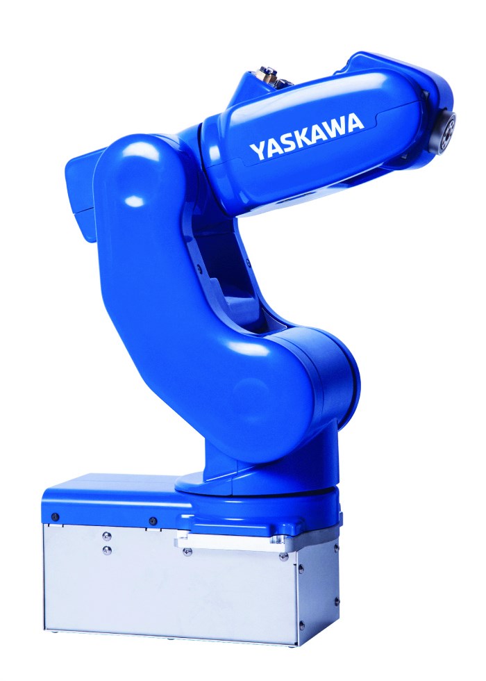 The MotoMini: a fully capable, six-axis industrial robot that is, well, cute.