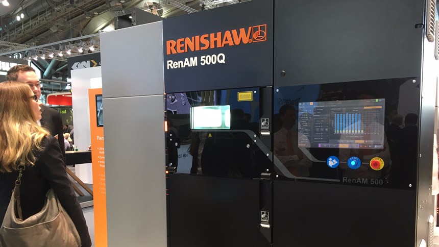 Renishaw four-laser machine as seen at Formnext