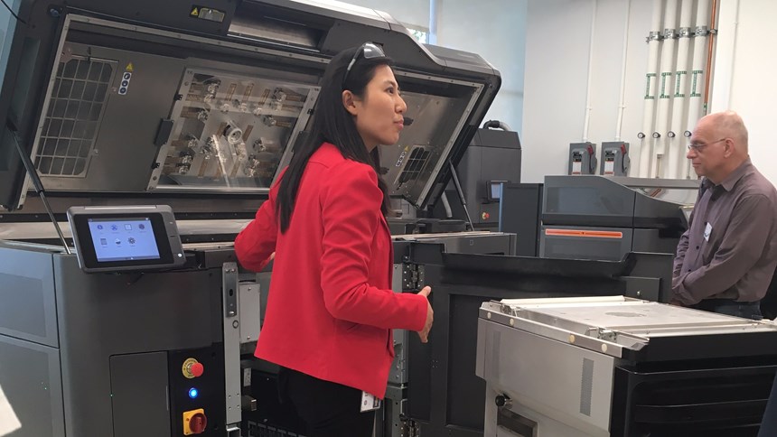 Lihua Zhao, lead for HP Labs 3D printing research