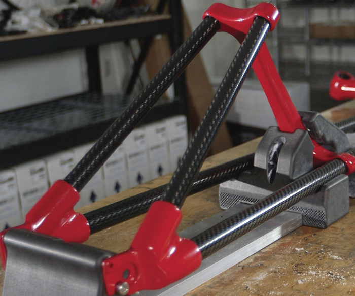 Trike frame with custom 3D-printed lugs