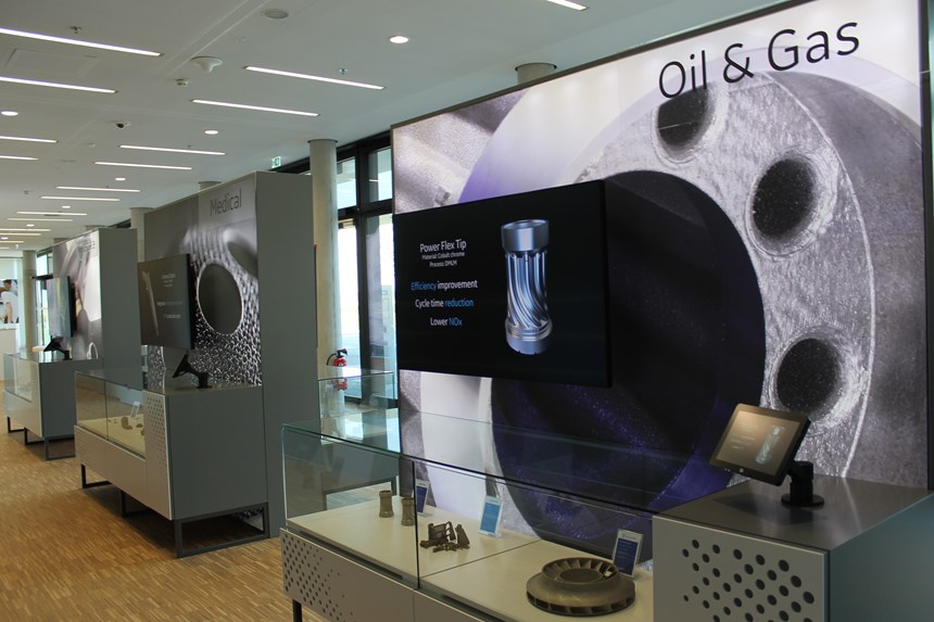 Showroom, GE Customer Experience Center, Additive Manufacturing Magazine