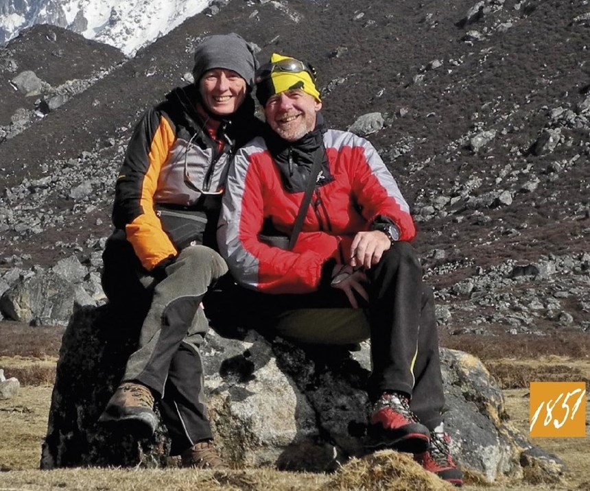 Italian mountaineers Romano Benet and Nives Meroi