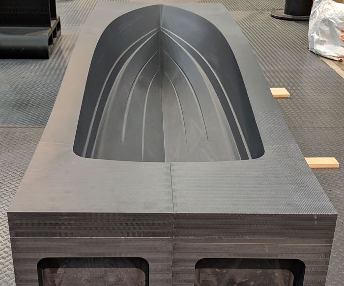 3D-printed yacht mold