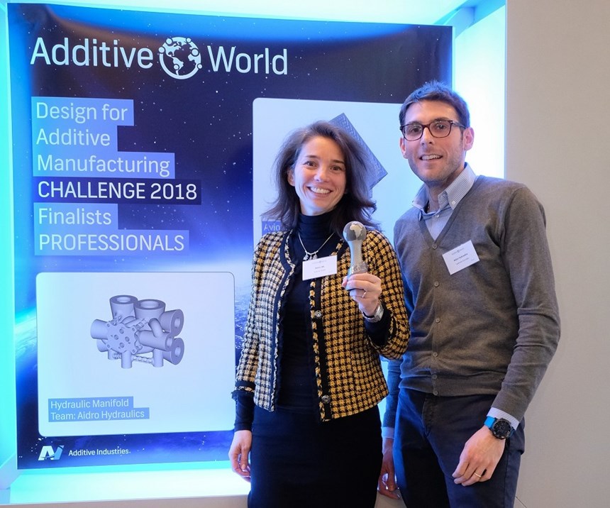  Valeria Tirelli, Aidro Hydraulics CEO, winner of Additive Industries Design Challenge