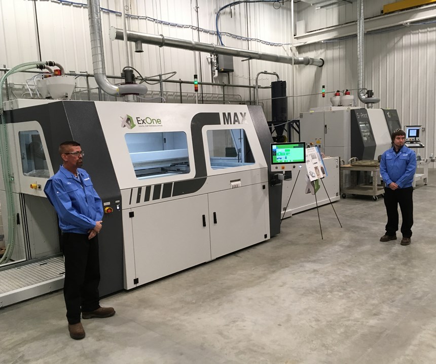 Two ExOne sand printers at new Kimura U.S. plant