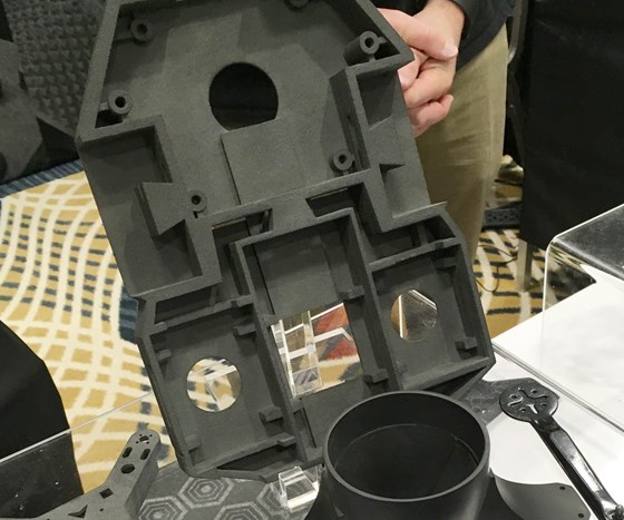 sample parts made by additive manufacturing with polymer composite