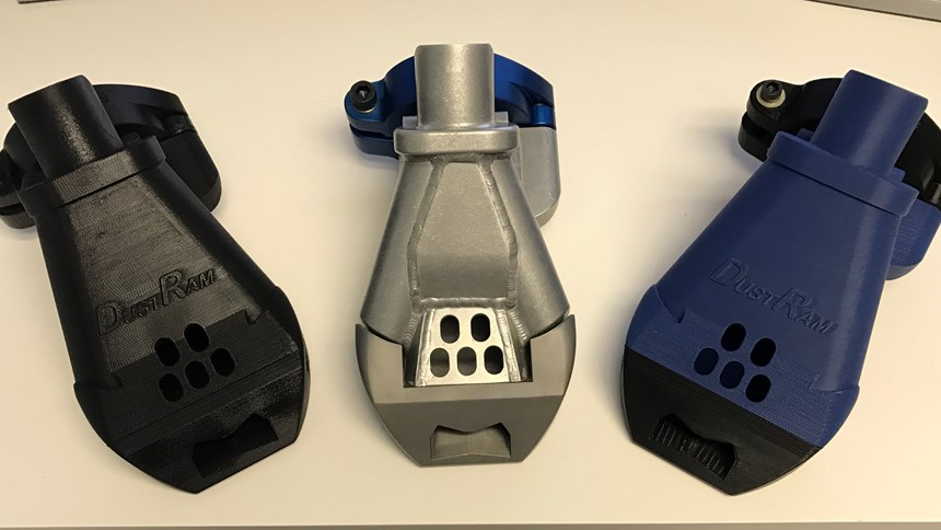 tool component prototyped and manufactured through 3D printing
