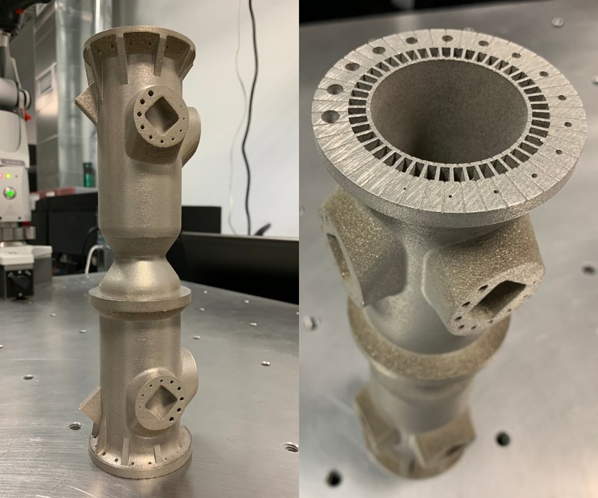 3D-printed rocket launcher nozzle