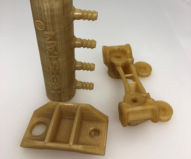 parts 3D printed from Kepston PEKK from Arkema