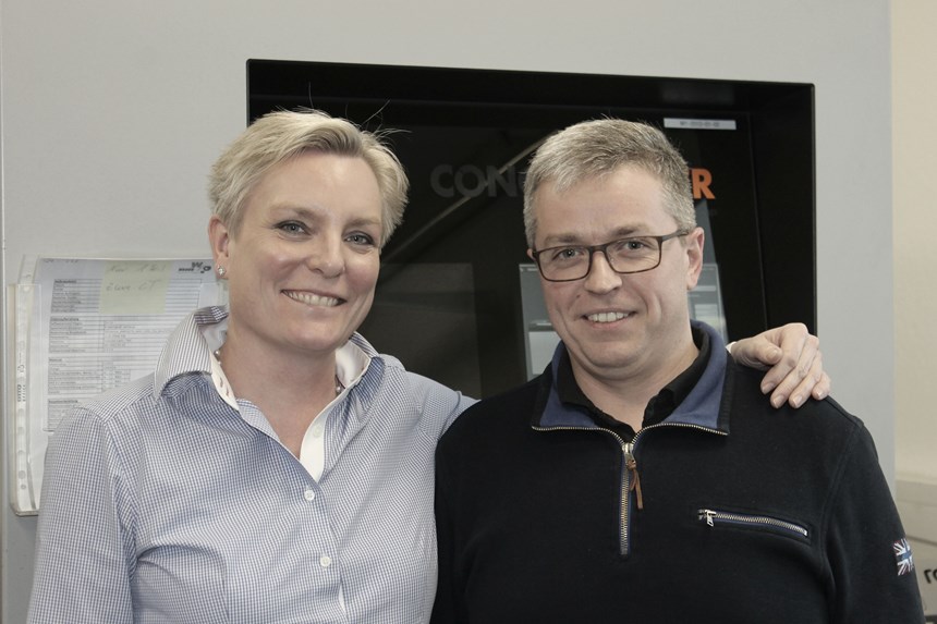Martin Weber with AM editor Barbara Schulz