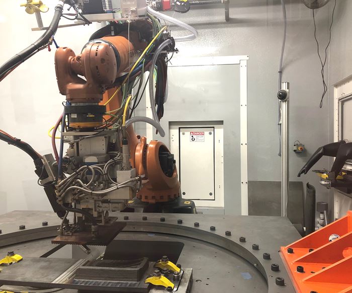robot-based additive manufacturing system at Addere