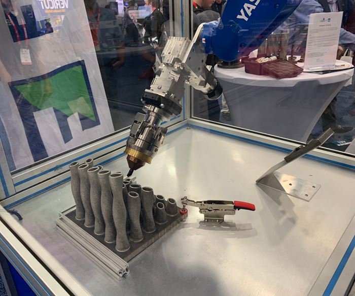 Formalloy and Yaskawa robot in metal additive manufacturing demo