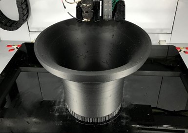 Bell mold pattern being 3D printed