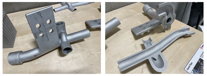 3d printed sandpipe made by Wabtec