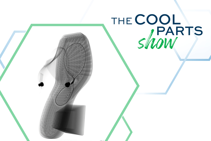 3D printed shoe x-ray