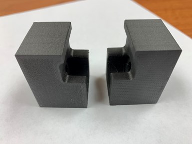 3D printed composite jaws